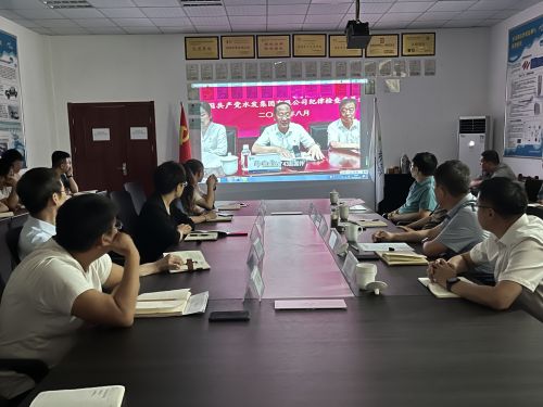 【河海水文】水發(fā)水控集團黨委委員、紀(jì)委書記王高升到河海公司全面從嚴(yán)治黨、黨風(fēng)廉政建設(shè)專題調(diào)研 (1).jpg